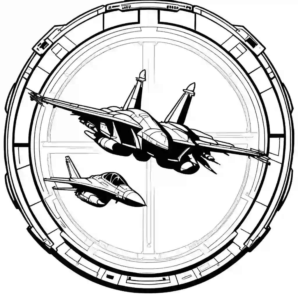 Dominance Fighter Jets coloring pages